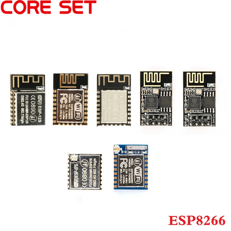 

ESP-01 ESP-01S ESP8266 Serial Port WIFI Wireless Module ESP-07 ESP-07S ESP-12S ESP-12E ESP-12F QFN-32 Chip Wireless Transceiver