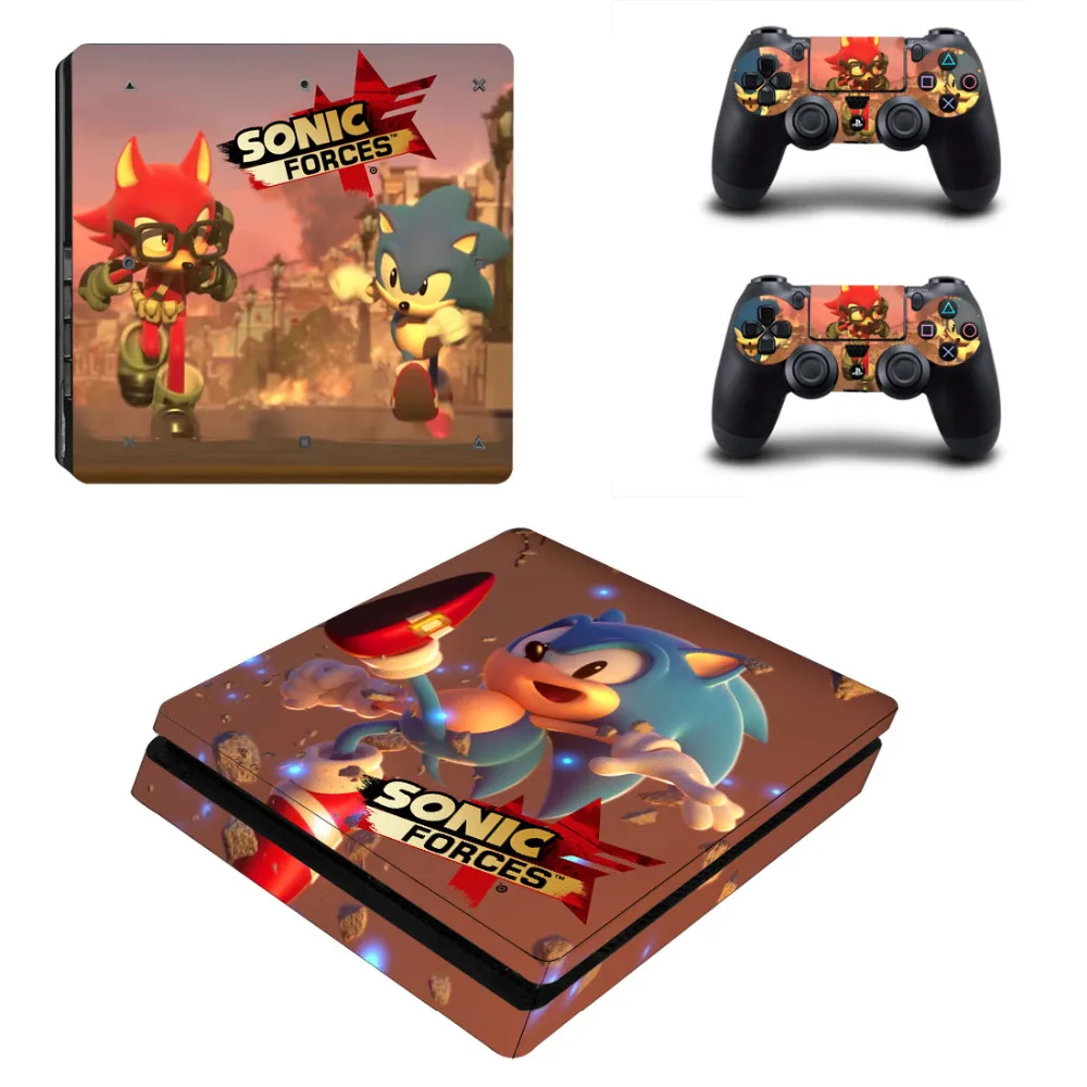 Новинка наклейка на консоль Playstation 4 Slim PS4 + 2 Наклейки чехол контроллера s|skin sticker|skin