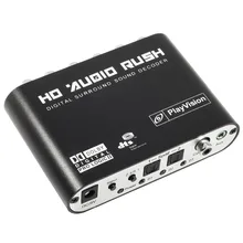 Digital to Surround Analog Audio Decoder 2.1/5.1 Channel DTS/AC-3 Sound Decoder DTS/AC3 to 5.1 Stereo Audio Decoder