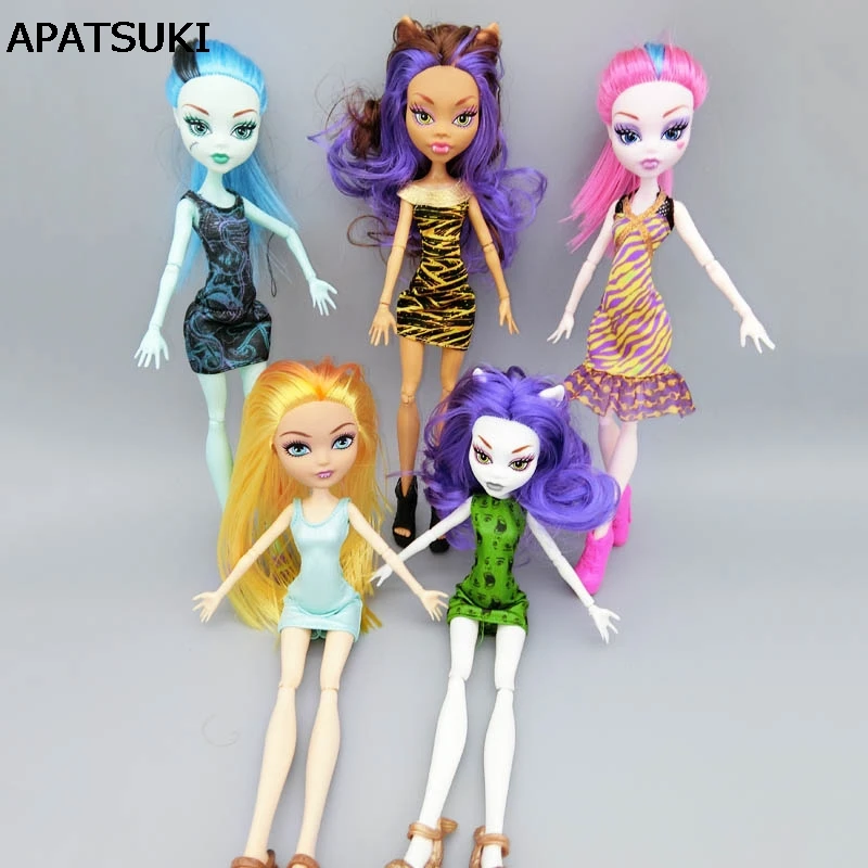 Модное свадебное платье для кукол Monster High вечерние Vestidos Одежда кукол-монстров
