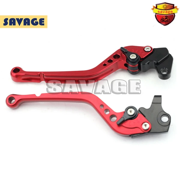 

For HONDA CB300F CB500F/X MSX125 CBR500R CBR400R CBR300R CBR250R Motorcycle CNC Billet Aluminum Long Brake Clutch Levers Red