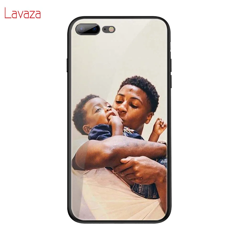 Lavaza Youngboy никогда не сломался снова закаленное стекло TPU чехол для iPhone 6 6S 7 8 Plus 5 5S SE XR X XS 11 Pro MAX чехол - Цвет: TG19