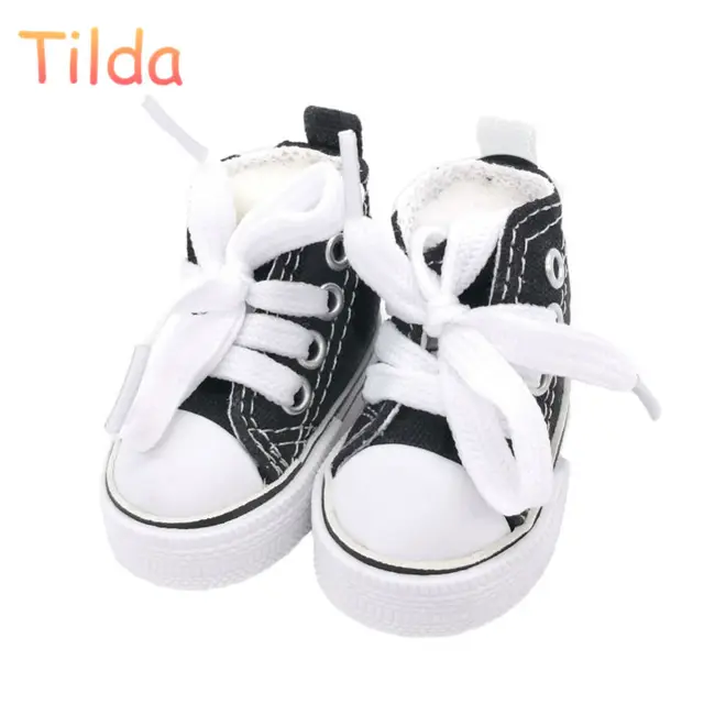 US $5.00 Tilda 5.5cm Canvas Sneakers For Dolls Paola Reina Minifee CorolleToy Bjd Doll Sports Shoes for EXO 