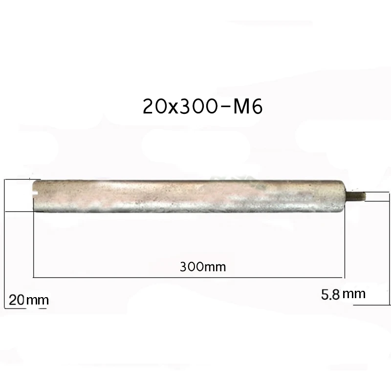 anode heater magnesium rod water copper solar m6 nut systems 300mm 250mm gas parts aliexpress