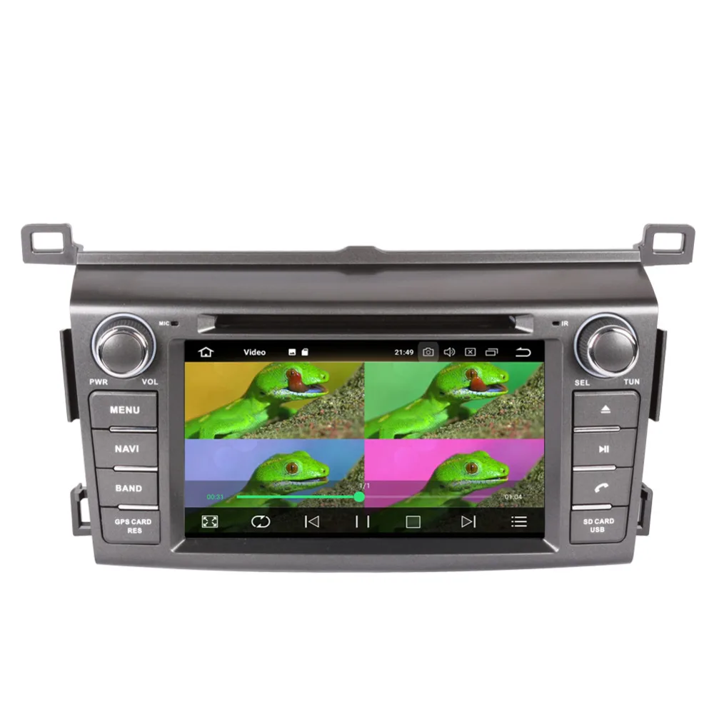 Android 7 1/8 0 Восьмиядерный 4 Гб RAM автомобильный gps-навигация радио стерео для Toyota Rav4