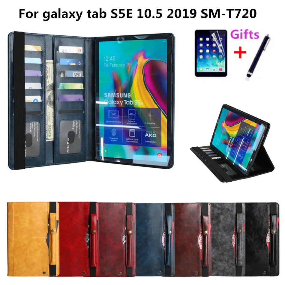 Чехол для Samsung galaxy tab S5e 10 5 2019 SM T720 высококачественный противоударный чехол книжка
