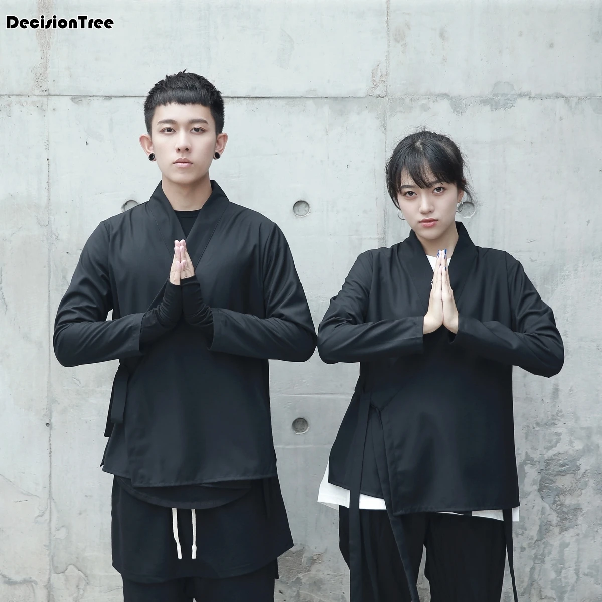 2017 autumn men loose cardigan japanese kimono stripe coat high street hip hop casual outerwear