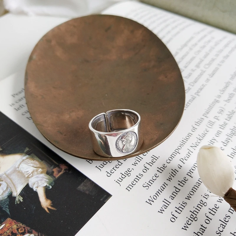 LouLeur, серебро 925 пробы, кольца императрицы Аватара, серебряные, модные, винтажные, с указательным пальцем, открытые кольца для женщин, хорошее ювелирное изделие