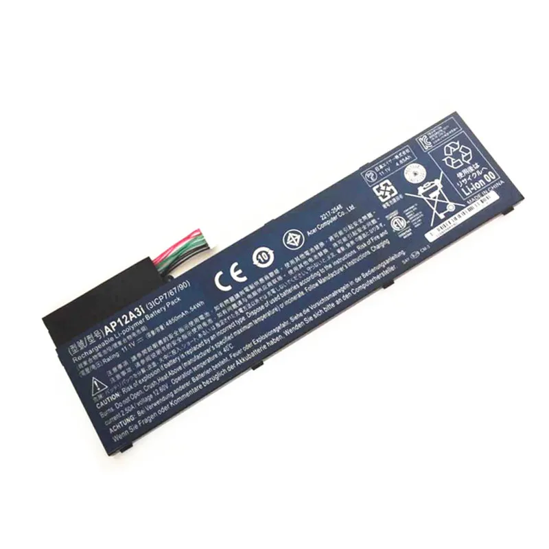 11,1 V 4850 mAh Батарея AP12A3i для acer Iconia W700 Aspire Timeline Ультра U M3-581TG M5-481TG AP12A3i AP12A4i 54WH