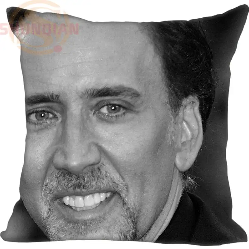Горячая Распродажа декоративная наволочка Nicolas Cage квадратная Наволочка на молнии лучший хороший подарок 20X20 см, 35X35 см, 40x40 см - Цвет: 13