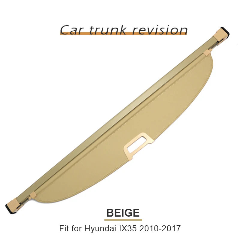 Beige Overe 1 комплект Автомобильный задний багажник Грузовой чехол для hyundai IX35 2010- автомобильный Стайлинг Черный защитный щит тени авто аксессуары - Цвет: Beige
