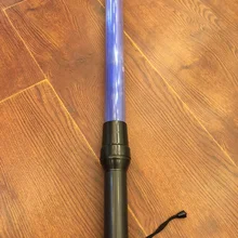 54 см* 4 см ПВХ синяя трубка наружный светодиодный световые сигналы безопасности дорожного движения сигнальные огни концертное настроение палочки