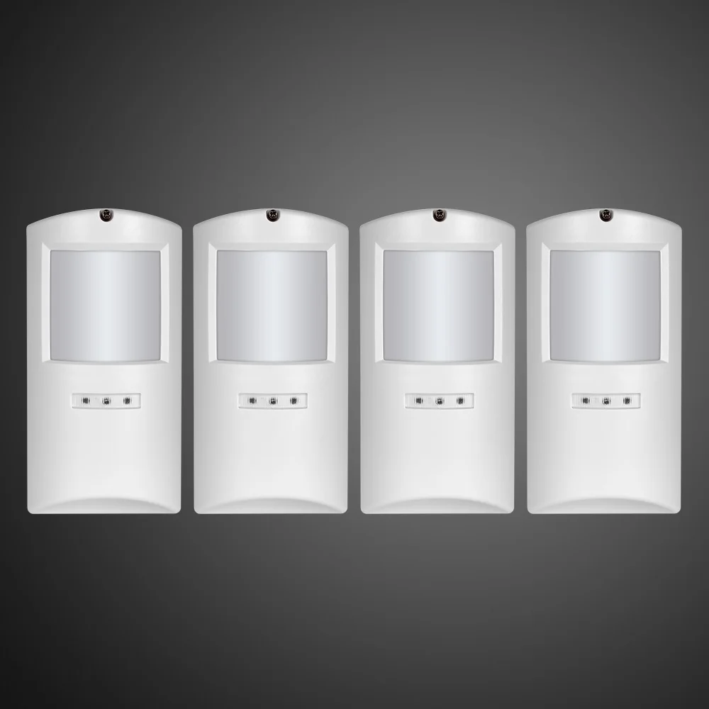 kit2 Открытый беспроводной датчик движения питомец защищенный водонепроницаемый PIR детектор для золотой безопасности Wifi GSM 433 MhzAlarm системы 2 шт 4 шт - Цвет: kit2