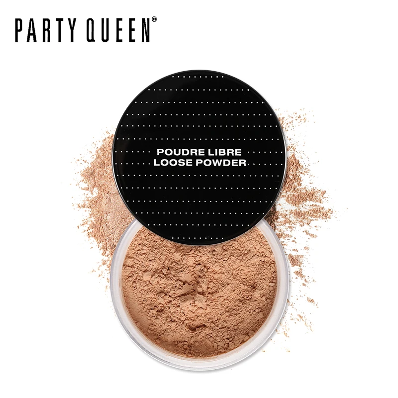 

Party Queen Superfine Sheer Loose Setting Powder Ultra Definition Oil-Control Fix Powder With Puff Makeup Lasting Face Finishing