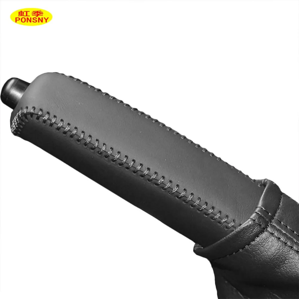 Car Handbrake Covers Case for TOYOTA Land Cruiser Prado LC150 LC200 Genuine Leather Handbrake Grips Cover