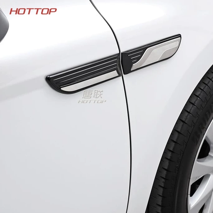 

Flag shaped fender side blade car sticker for Toyota Camry 2018 2019 car styling