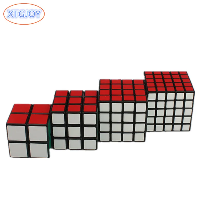 4pcs set Puzzle Cube 2x2x2 3x3x3 4x4x4 5x5x5 Professional Speed Learning Educational Puzzle Cubo Magico Toys