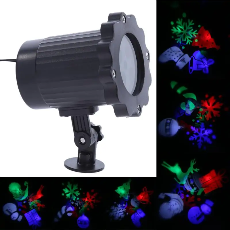 

12Patterns Christmas laser light projector Remote Controller Waterproof Landscape Lighting Spotlights for Yard Decor (US Plug)