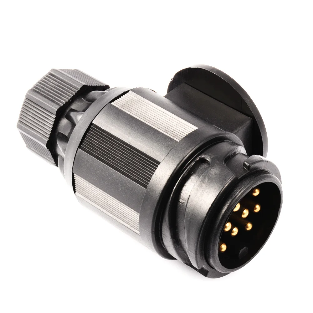 

Trailer Plug 13-Pin 13-Pole Trailer Connector 12V Towbar Towing Socket KC090+