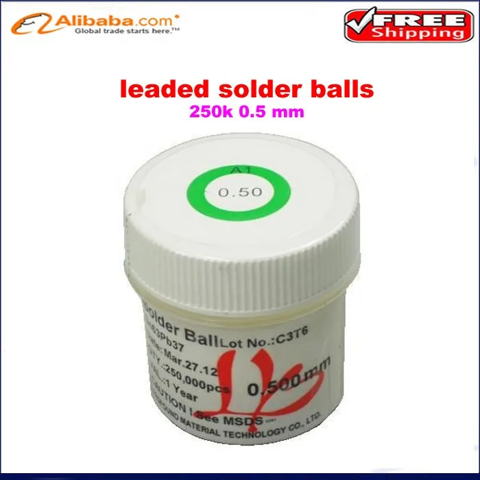 Free-shipping-PMTC-leaded-solder-balls-250k-0-5-mm-for-bga-rework-reballing