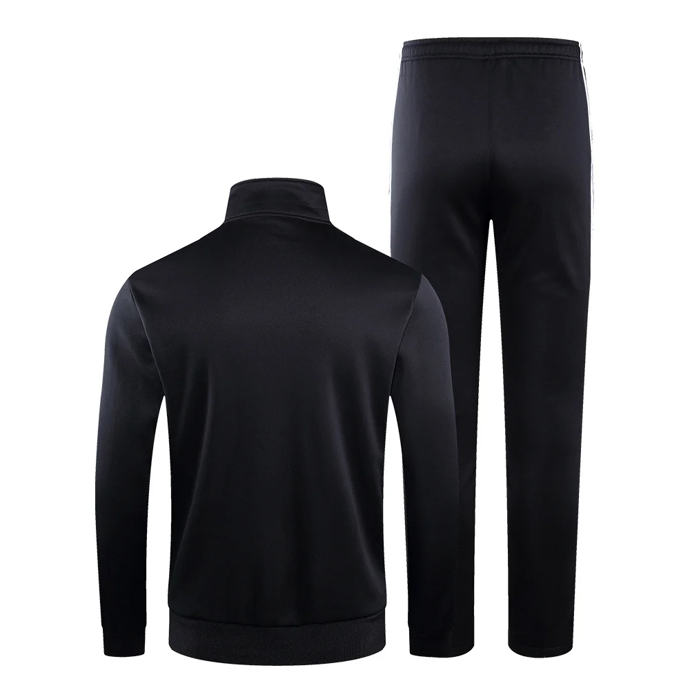 Najtaniej YIHUAHOO dres mężczyźni zimowe grube ciepłe aksamitne futro kurtka odzież zestaw dwuczęściowy dres sportowy dres KSV TZ090