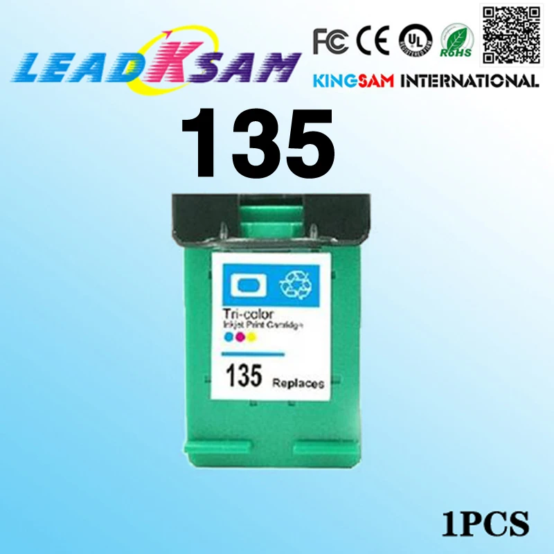 1 шт. цветной картридж для hp135 подходит 135 135XL D5063 Pro B8353 325 335 375 385 425 428 475 8053 8150 8153 8453 8753