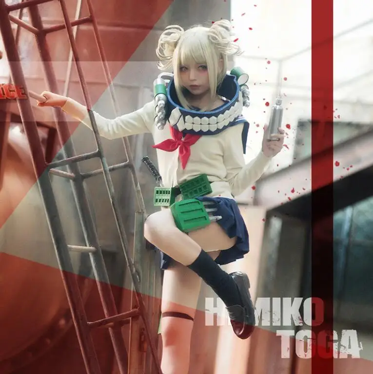 My Hero Academy Boku no химико Тога JK Униформа юбки свитер толстовки кардиган костюмы для