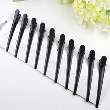 10 шт./упак. Алюминий матовая Пластик Профессиональный Парикмахерская секционирования скобы Синий крокодил инструмент для укладки