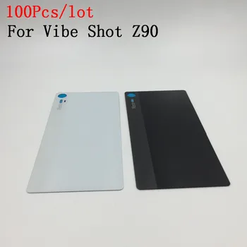 

100pcs For Lenovo Vibe Shot Z90 Battery Cover Rear Door Housing Z90-3 Z90-7 Z90a40 Back Case Replacement Glass Battery Cover