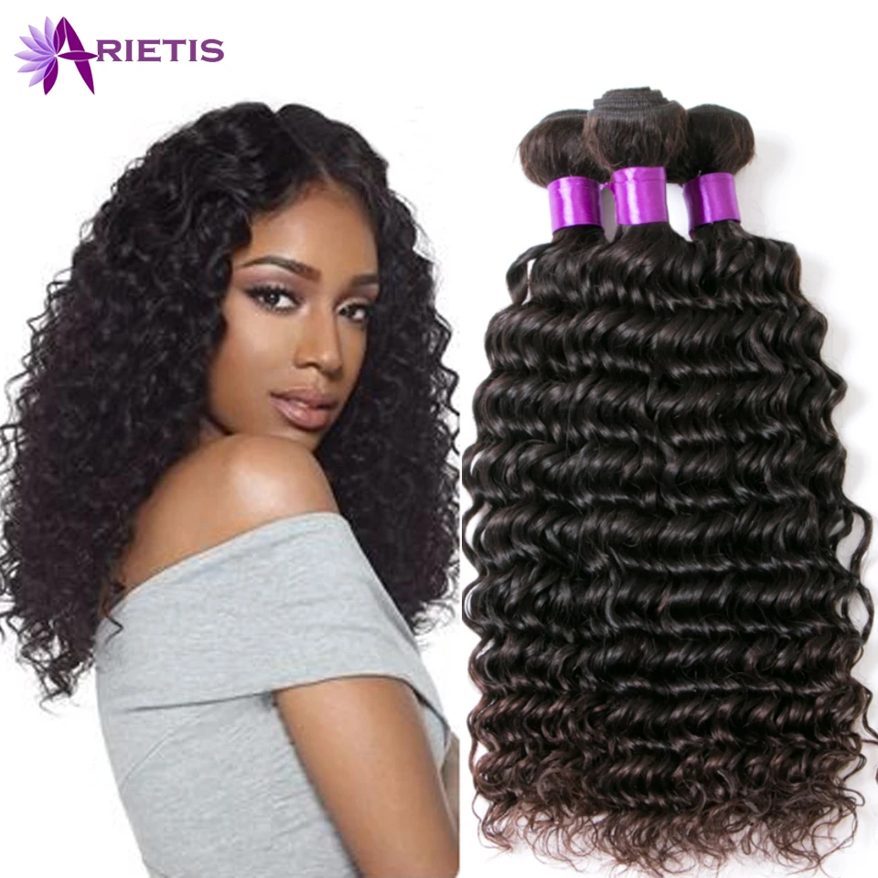 

Deep Wave Virgin Hair Eurasian Virgin Hair Weave Bundles 3Bundles Deep Curly Human Hair Extension Unprocessed Virgin Hair Bundle