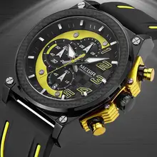 MEGIR Relógios Homens Analógico Quartz Relógio de Pulso À Prova D’ Água Chronograph Auto Data Sports Militar Do Exército Relógio Masculino Relogio masculino