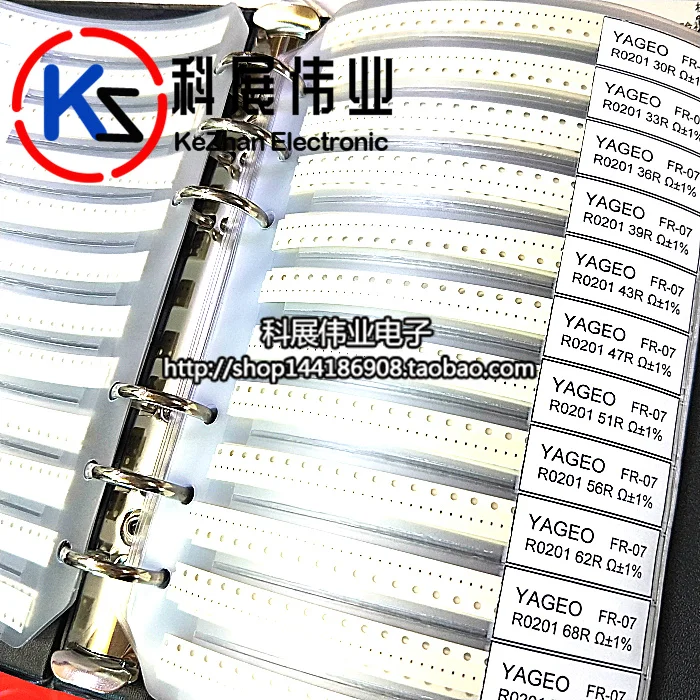 1pack 0201 Chip Resistor 170 Samples 1 Accuracy Resistor Package