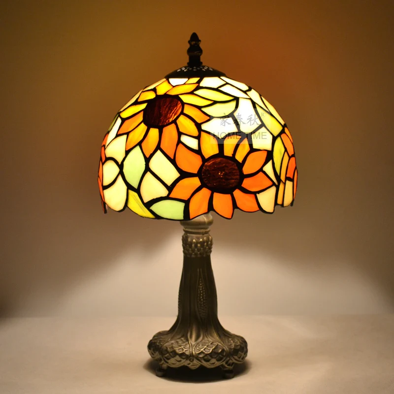 Tiffany table lamp fashion romantic lighting rustic bed lighting lamps dimming 0012f02in Table