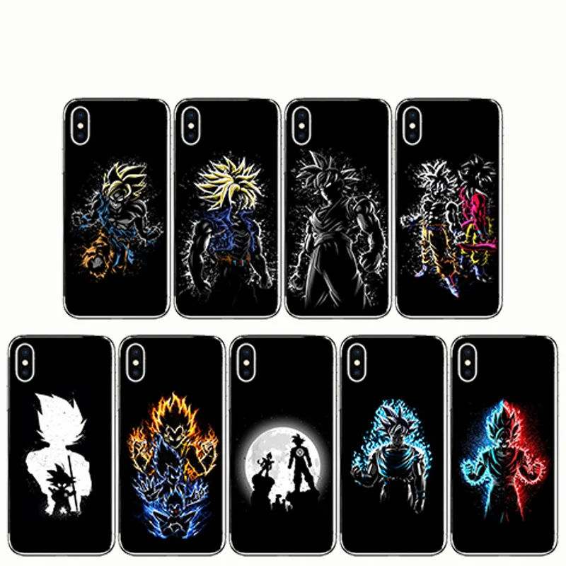 

Dragon Ball Back Cover Soft TPU Phone Cases Capa for iphone 5s SE 6S XS 7 8 6 PLUS X XR XS MAX