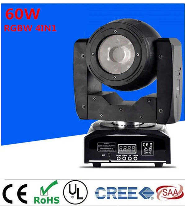 

60w led RGBW 4IN1 beam moving head light beam LED DJ Spot Light