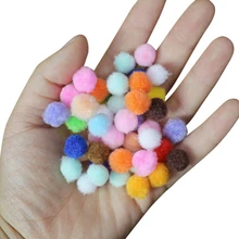 2000 шт,, плюшевые шарики, сделай сам, украшение для свадебной вечеринки, мягкий помпон, детские плюшевые игрушки, искусственные пушистые Помпоны