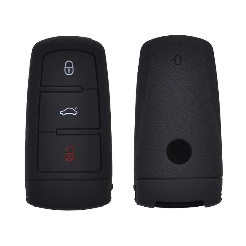 Силиконовый чехол для VOLKSWAGEN CC VW Passat B6 3C B7 с 3 кнопками|vw silicone key case|silicon car casecar case |