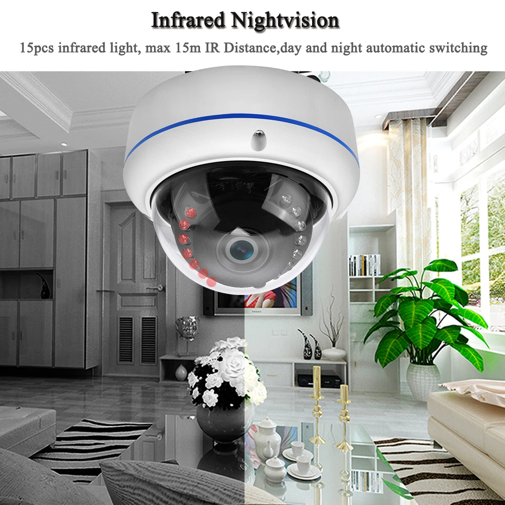 Антивандальная AHD камера 1MP 1.3MP 2MP Высокое разрешение 15 шт. IR светодиодный Nightvision AHD камера аналоговая Высокое разрешение внутри/на открытом