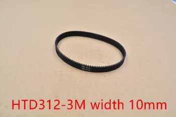 

3d printer belt closed loop rubber HTD 3M timing 104 teeth 312mm length 10mm width HTD312-3M-10 1pcs