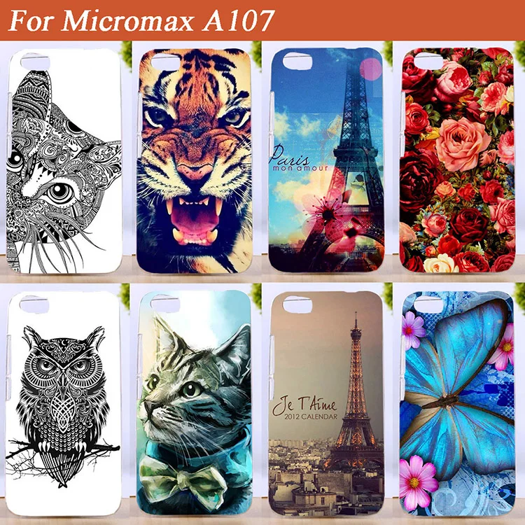 Лучший Мягкий чехол из ТПУ Для Micromax Canvas Fire 4 a107 с рисунком модный 14 моделей