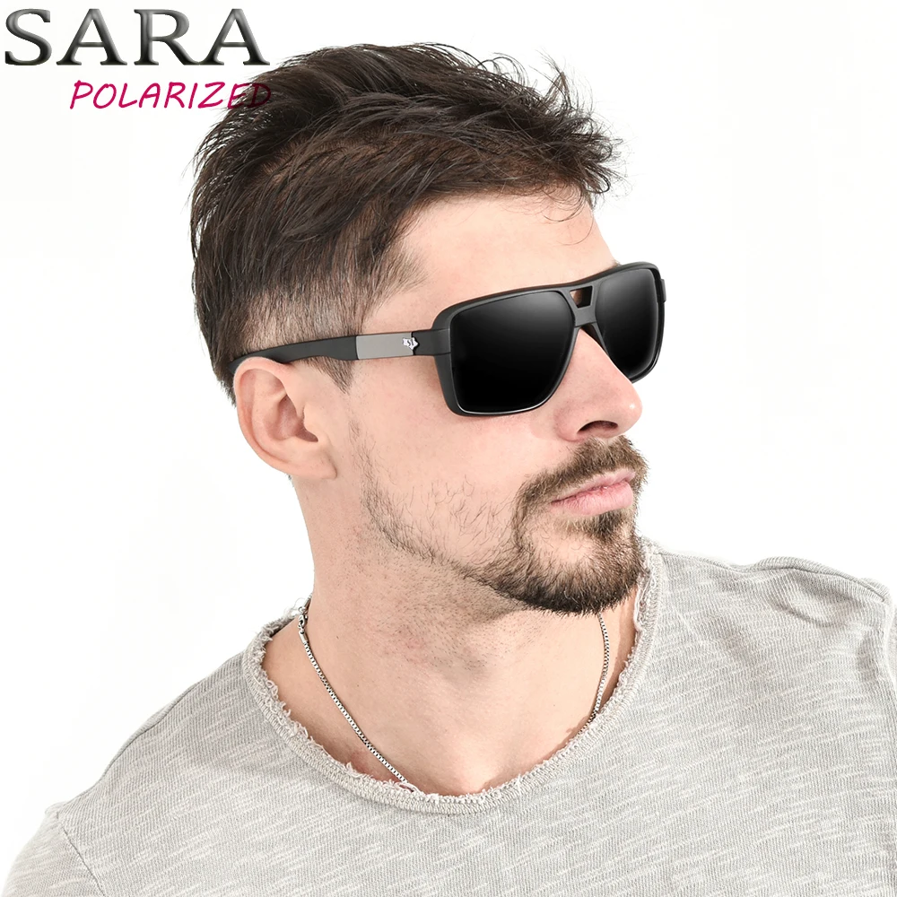 Солнцезащитные очки SARA поляризационные для мужчин и женщин|squared oculos|oculos brandoculos
