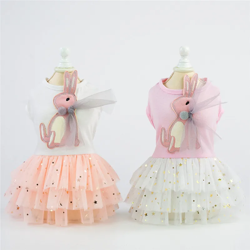 

Lace Cotton Pet Dog Dress Skirt Summer Dog Dresses for Small Dogs Chihuahua Pomeranians Clothes Puppy Cat Outfit Pets Clothing