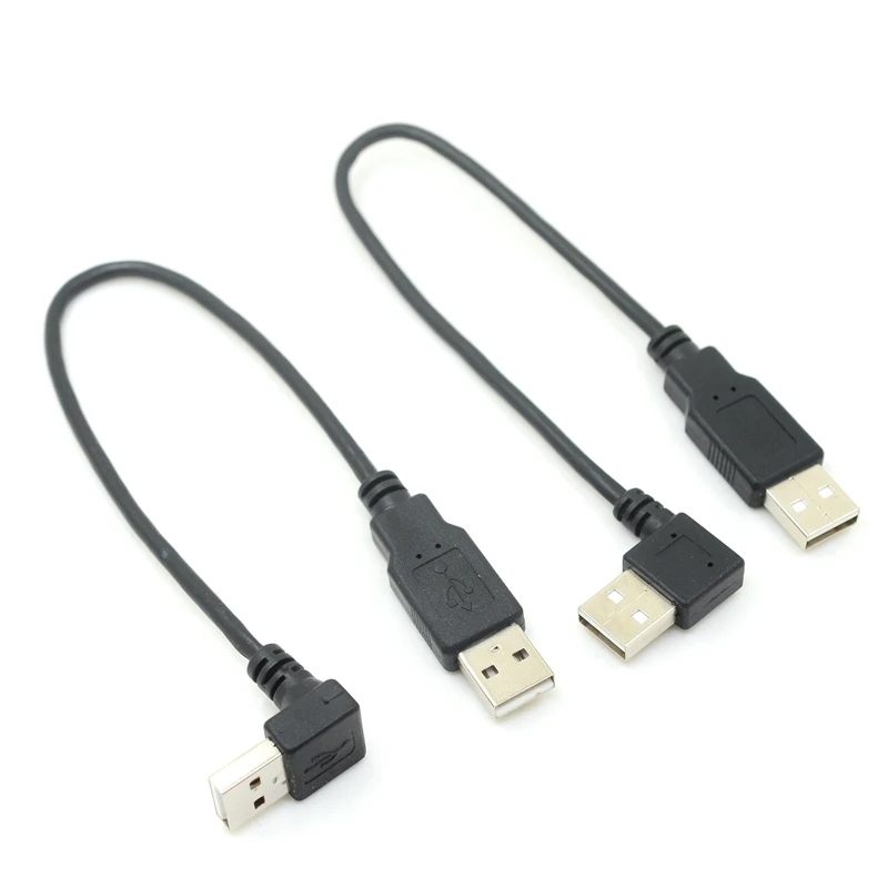 

Angled USB 2.0 A type Male to Male M/M AM TO AM Adapter Connector USB Extension Extender Cable left Right Up Down Multi-angle