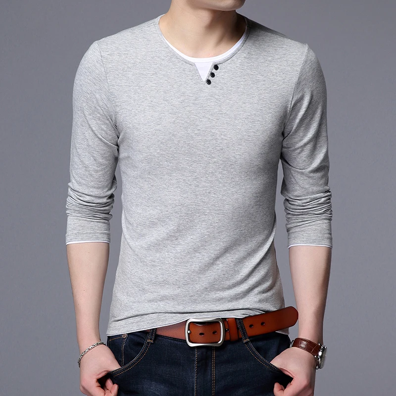 New Fashion Brand Tshirt Mens Korean Cotton Tops Streetwear Trending Solid Color Long Sleeve Boyfriend Gift T-Shirt Men Clothing New Fashion Brand Tshirt Mens Korean Cotton Tops Streetwear Trending Solid Color Long Sleeve Boyfriend Gift T-Shirt Men Clothing