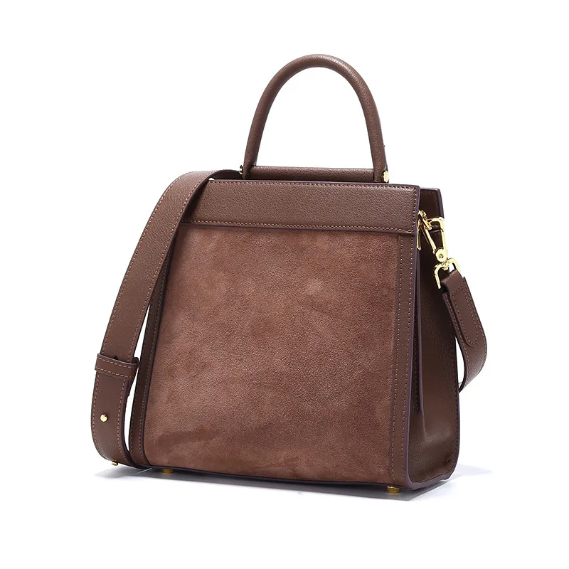 

New Arrival In Suede Genuine Leather Bag Fashion Women's Handbag Leisure Shoulder bag Crossbody Commuting Bag