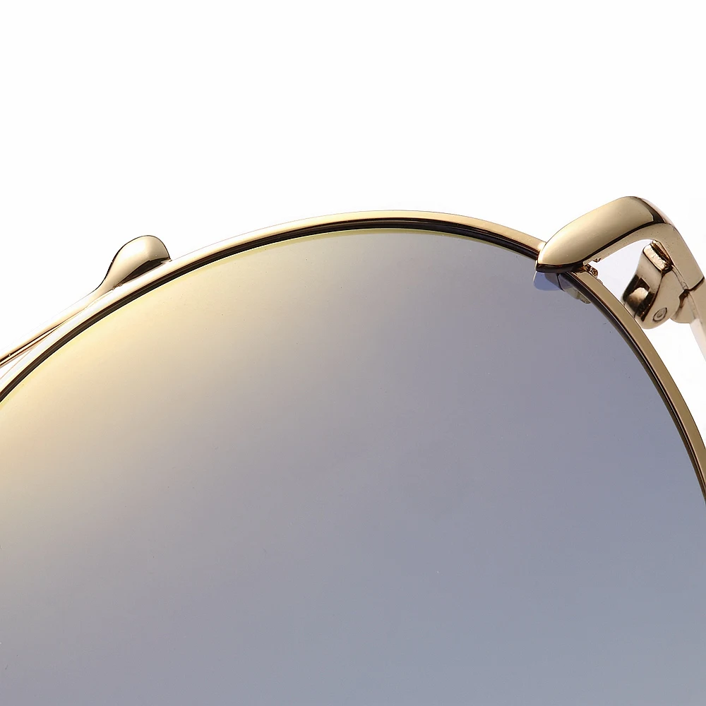 Luxury high quality round frame sunglasses for women 1301 (6)