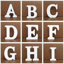 1 шт., 8 см, A-Z, 0-9, белые деревянные буквы, Английский алфавит, номер, отдельно стоящий, индивидуальное название, дизайн, искусство, свадебное украшение для дома 1 шт., 8 см, A-Z, 0-9, белые деревянные буквы, Английский алфавит, номер, отдельно стоящий, индивидуальное название, дизайн, искусство, свадебное украшение для дома