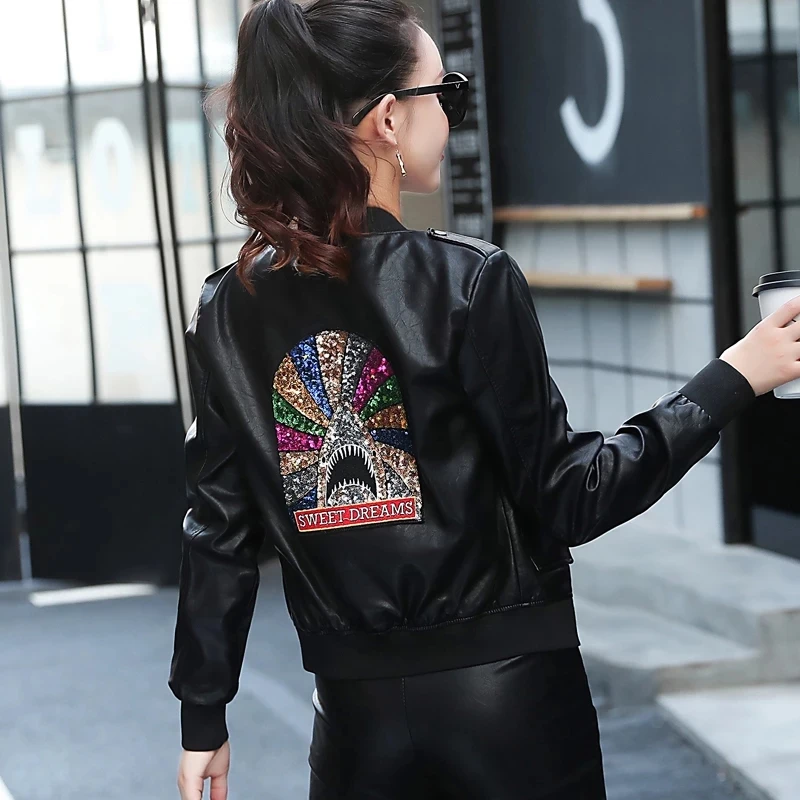 short biker jacket womens