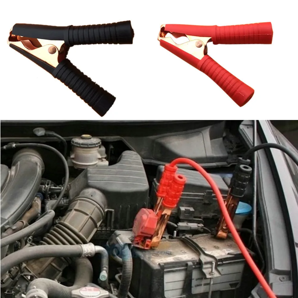 2 pcs 90mm / 3.54in Large Current Copper Battery Clip Copper Battery