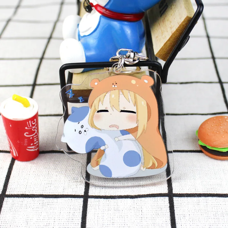 6 Аниме Himouto Umaru chan косплей брелок японский мультфильм Himouto мультипликационный персонаж дома Умару акриловый автомобильный брелок Подвеска Брелки - Цвет: 6